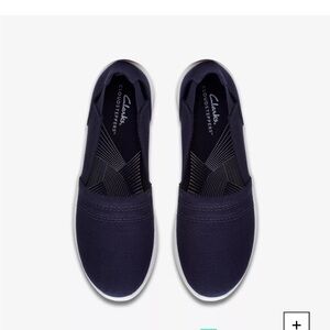 Clark’s Breeze Step II Dark Navy Trouser Shoe Size 7 1/2 Women’s Cloudsteppers